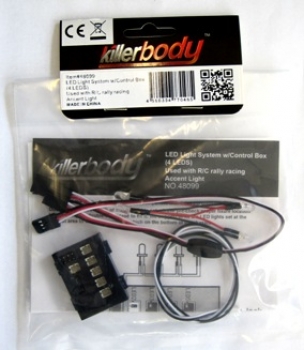 Preview: LED Licht Set (4 LED`s) mit Kontroller Box