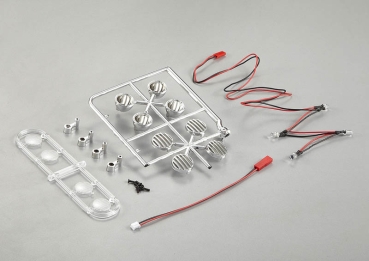 Suchscheinwerfer Set Chrome inkl. LED