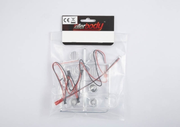Suchscheinwerfer Set Chrome inkl. LED