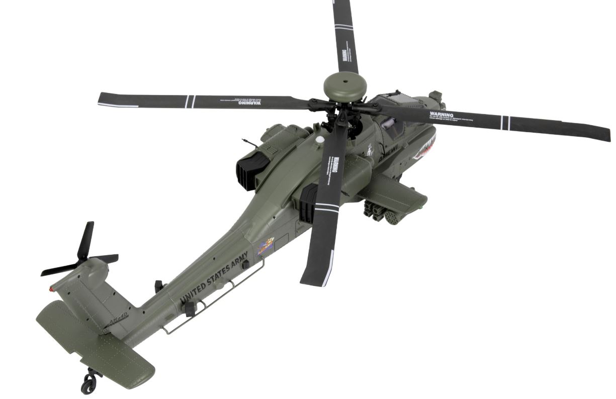 Modellbau Albl - Apache AH-64D CP Helikopter 6G/3D RTF grün