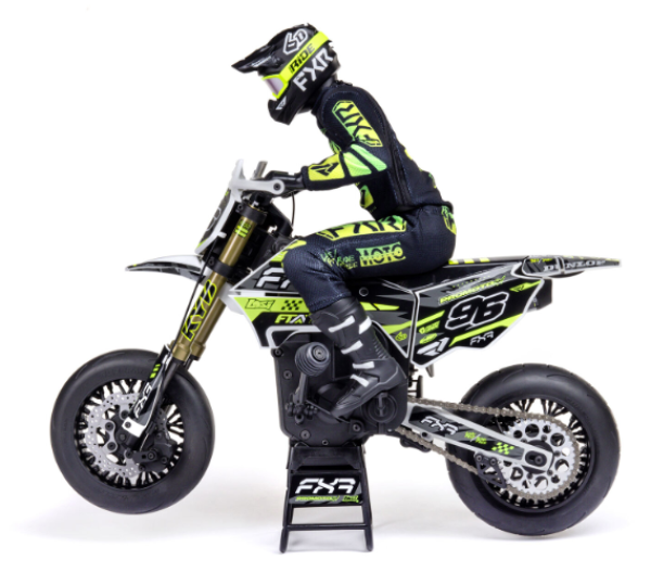 1/4 Promoto-SM FXR Supermoto Motorcycle RTR Basic, White