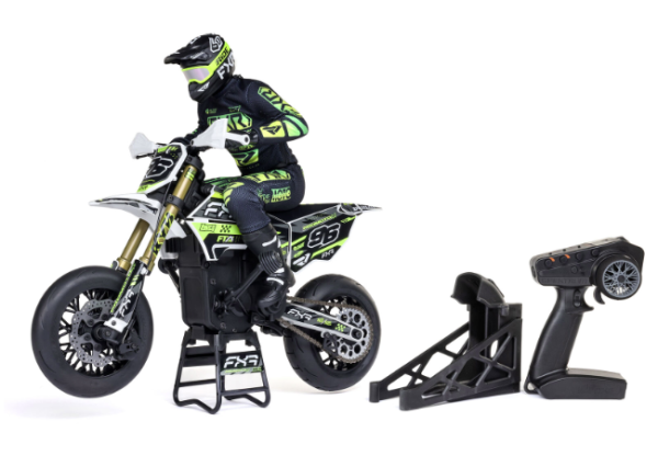 1/4 Promoto-SM FXR Supermoto Motorcycle RTR Basic, White