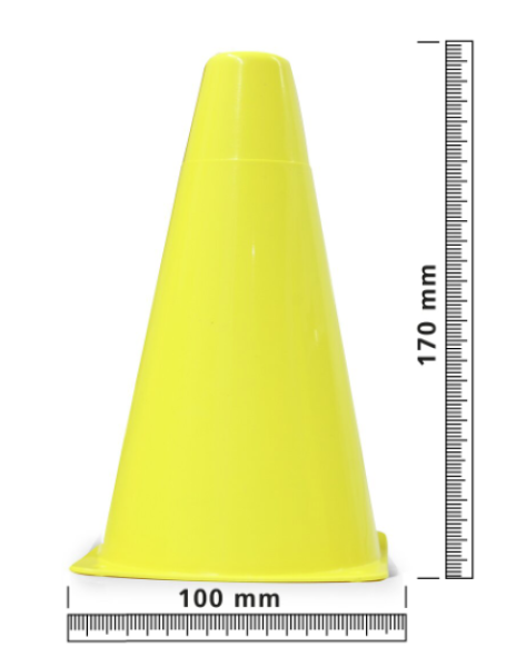 Pylonen Traffic gelb VE4