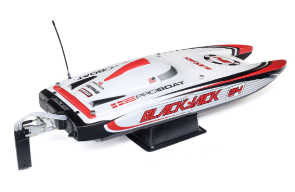 Blackjack 24" V2 Catamaran Brushless: 61cm 70kmh+ RTR, Vegas Offshore
