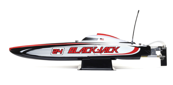 Blackjack 24" V2 Catamaran Brushless: 61cm 70kmh+ RTR, Vegas Offshore