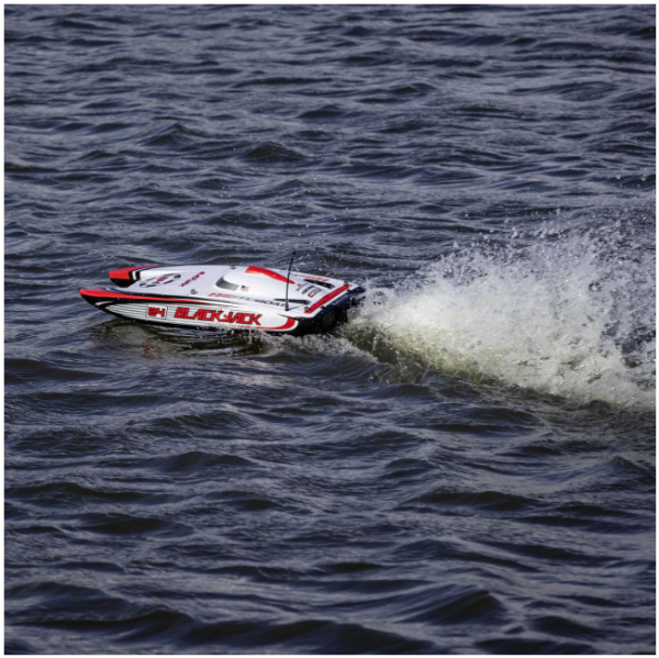 Blackjack 24" V2 Catamaran Brushless: 61cm 70kmh+ RTR, Vegas Offshore