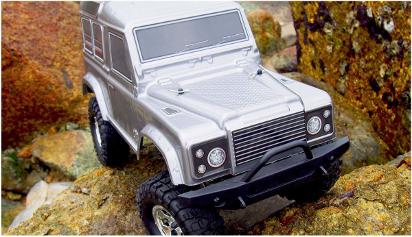 AMXRock Cruiser 4WD 1:10 RTR silbergrau
