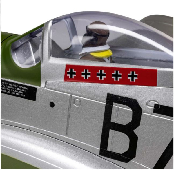 P-51D Mustang 1.0m BNF Basic with AS3X+ and SAFE Select