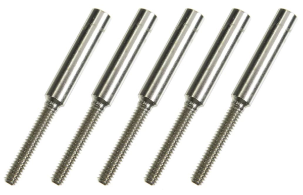 Gewindelöthülse M2 Federstahldraht 1.6mm VE5