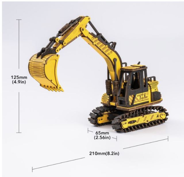 Bagger (Lasercut Holzbausatz)