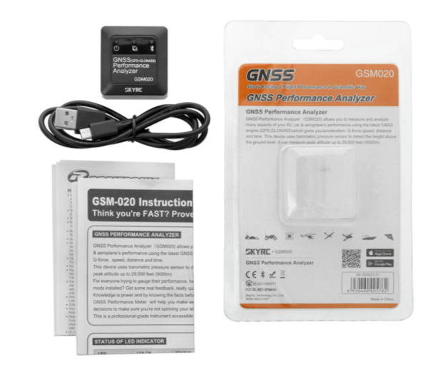 SkyRC GPS Geschwindigkeits Messgerät für Mobile App