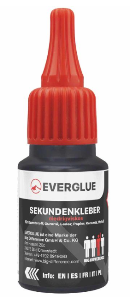 Sekundenkleber Cyanacrylat niedrigviskos 20g Dosierflasche