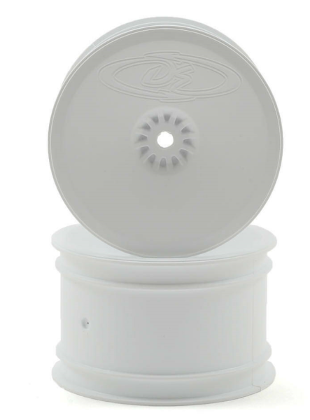DE Racing Speeline 2.2 Buggy Wheels Kyosho RB6 - ZX-6 / Rear / WHITE