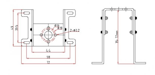 Motorträger Brushless (klein)