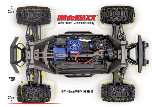 Traxxas Wide Maxx 1/10 Monster Truck RTR VXL4S