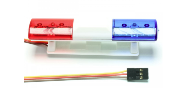 LED Polizei Licht (blau/rot)