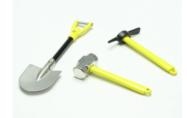 Schaufel, Hammer, Pickel