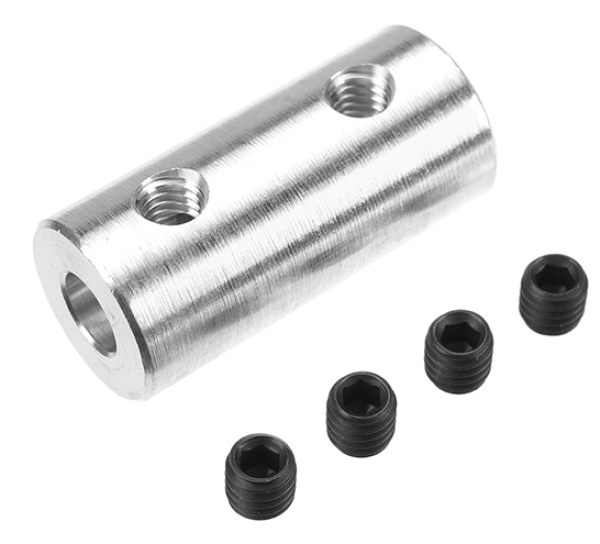 Alu Kupplung 5/4mm Welle