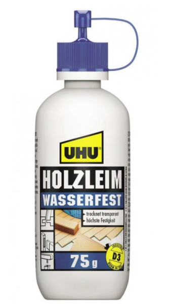 UHU Holzleim Wasserfest / 75 Gramm