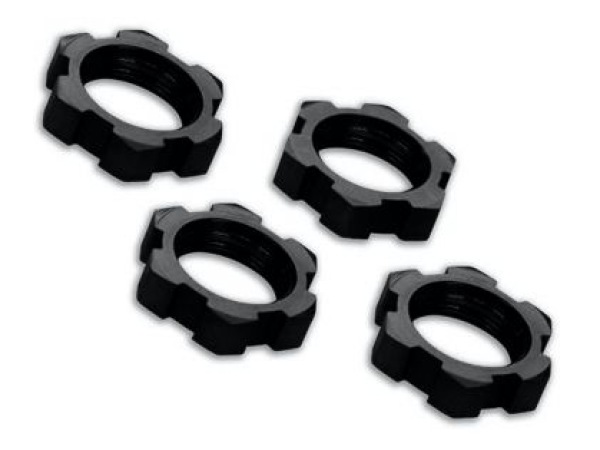 Traxxas Radmuttern Splined 17mm Serrated schwarz Eloxiert XMAXX / E-Revo