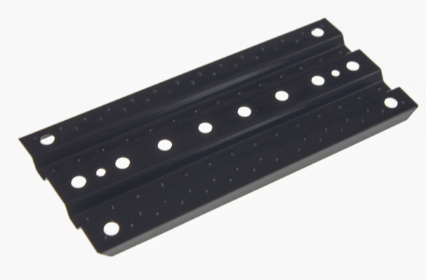 Aluminium Sandblech schwarz