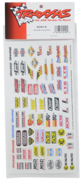 Traxxas Sponsor Aufkleber Set
