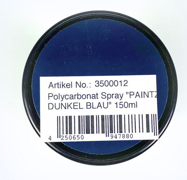 Polycarbonat Spray "PAINTZ DUNKELBLAU" 150ml