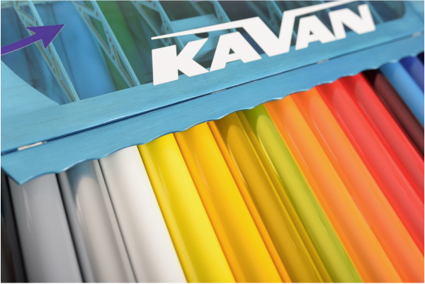 KAVAN Bügelfolie - rot 64x200cm