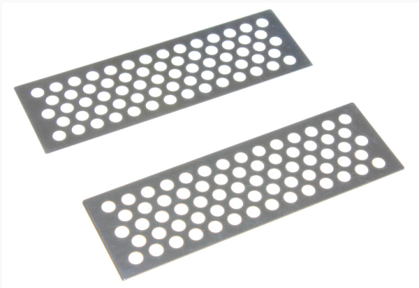 Metall Sandbleche silber (2)