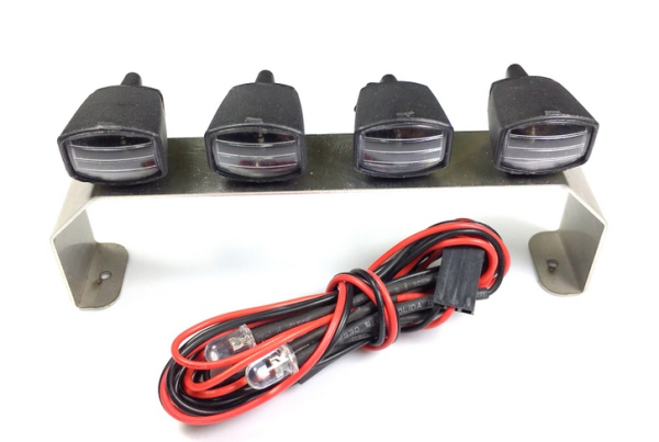 Lichtleiste Eckig mit LEDs