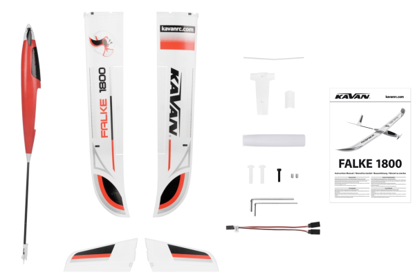 KAVAN Falke 1800mm ARF - rot