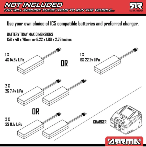 1/8 KRATON 6S 4X4 RTR Brushless Speed Truck