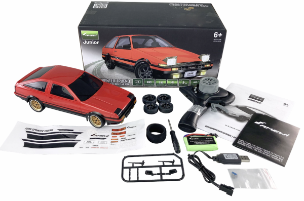 AE86 SPRINTER TRUENO SCALE DRIFT RACING CAR 1:18 RTR ROT
