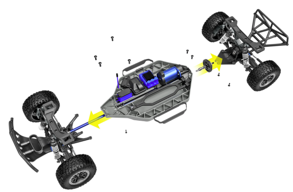 Traxxas Slash 4x4 HD VXL Clipless