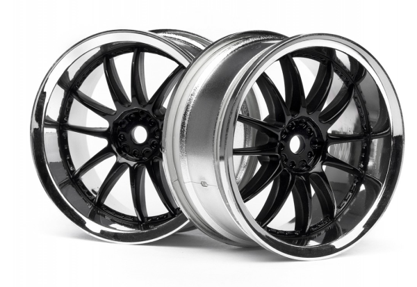 Work Xsa 02C Felge 26mm Chrom/schwarz (3mm Offset)