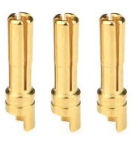 Goldkontakt 4mm 3Stk. Stecker