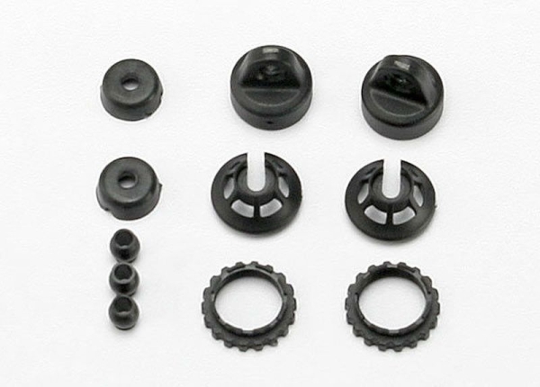 Dämpferteller+Clips GTR 1:16