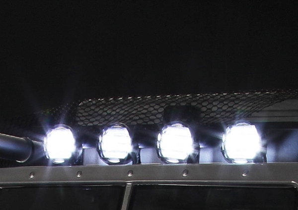 Suchscheinwerfer Set Chrome inkl. LED