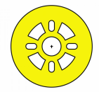 Motorspant GFK "L" / Außen Ø 60mm