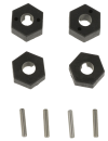 Hobao Mini ST / 10SC V2 Radmitnehmer Sechskant mit Stift (4 Stk.)