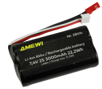 Li-Ion Akku 2S 7,4V 3000mAh BEC