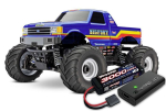 TRAXXAS Bigfoot 4x4 BL-2S blau 1/10 Monster-Truck RTR BL-2S Brushless, HD-Teile (Jetzt mit gratis Akku und Ladegerät!)