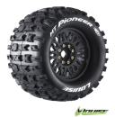 MT-PIONEER MFT 1/8 SPORT auf 3.8 Felge schwarz (2) LOUISE Wechseladapter 0 & 1/2 Offset Hex 17mm