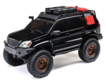 1/24 SCX24 Lexus GX 470 4X4 RTR Brushed Rock Crawler (Battery & Charger Included), Black