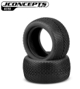 Double Dees V2 2.2 Reifen hinten supersoft/grün (2) JConcepts 1/10 Buggy 2WD & 4WD