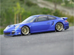 PORSCHE 911 TURBO (997) BODY (200mm) unlackiert Karosserie 1/10