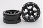 Beadlock Wheels PT- Wave Schwarz/Schwarz 1.9 (2 St.)