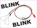 LED Kabel blinkend (weiß)