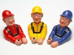 Pilotenpuppe Charly 75mm (blau)